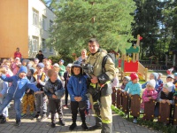 Проведение учений по пожарной безопасности в детском саду