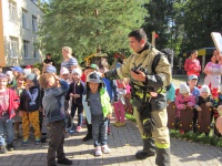 Проведение учений по пожарной безопасности в детском саду
